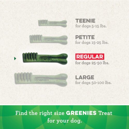 Greenies Original Teenie Natural Dental Care Dog Treats, 12 oz. Pouch (43 Treats) - Image 47