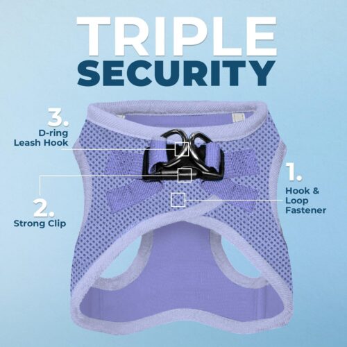 Best Pet Supplies Voyager Step-in Air Dog Harness - All Weather Mesh, Reflective, No Pull Harness for Small, Medium Dogs, Cats - Secure with Hook & Loop Fastener, Buckle, Double D-Rings - Fuchsia, S - Image 176