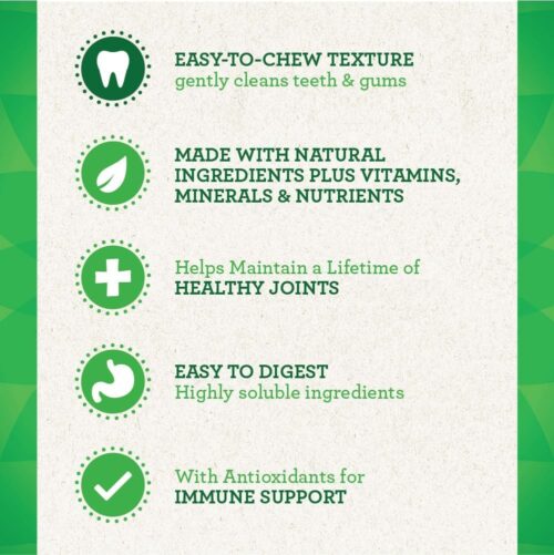 Greenies Original Teenie Natural Dental Care Dog Treats, 12 oz. Pouch (43 Treats) - Image 54