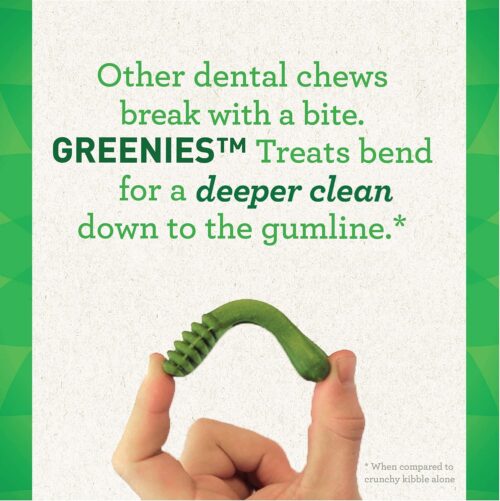 Greenies Original Teenie Natural Dental Care Dog Treats, 12 oz. Pouch (43 Treats) - Image 55