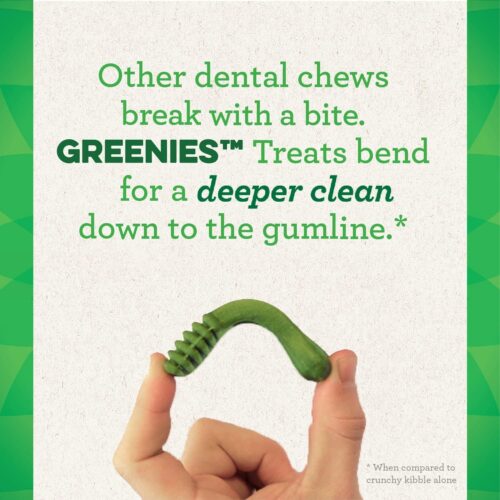 Greenies Original Teenie Natural Dental Care Dog Treats, 12 oz. Pouch (43 Treats) - Image 61