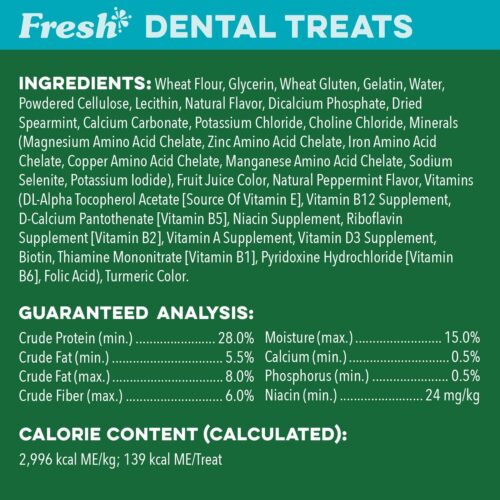Greenies Original Teenie Natural Dental Care Dog Treats, 12 oz. Pouch (43 Treats) - Image 65