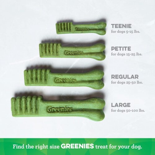 Greenies Original Teenie Natural Dental Care Dog Treats, 12 oz. Pouch (43 Treats) - Image 66