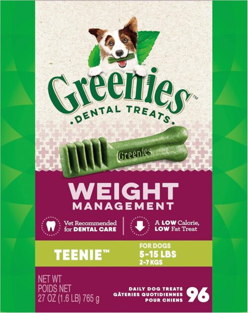 Greenies Original Teenie Natural Dental Care Dog Treats, 12 oz. Pouch (43 Treats) - Image 74