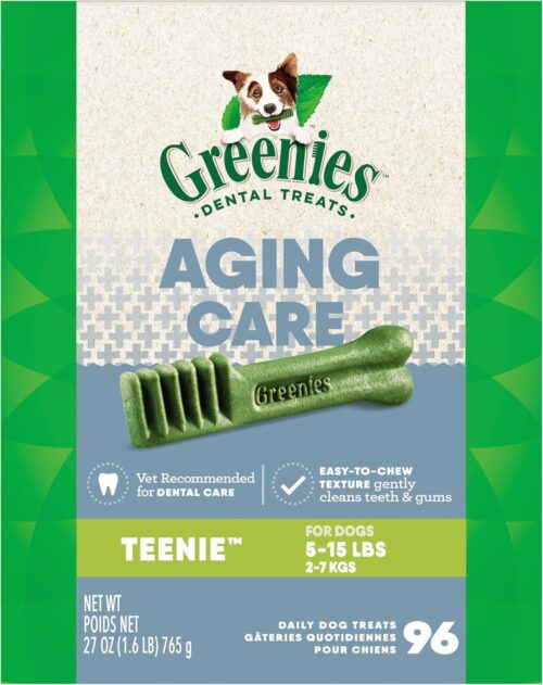 Greenies Original Teenie Natural Dental Care Dog Treats, 12 oz. Pouch (43 Treats) - Image 77