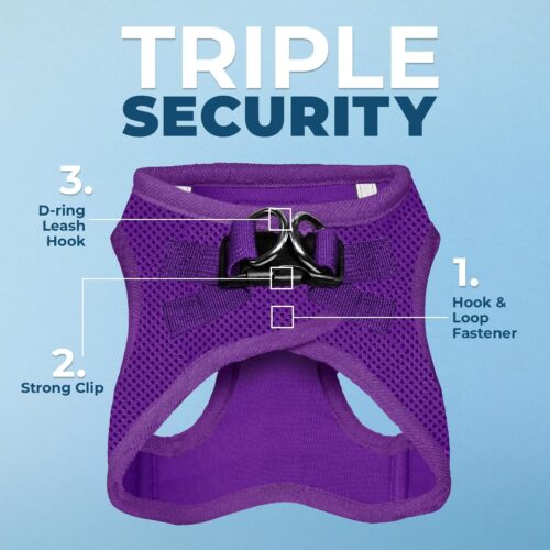 Best Pet Supplies Voyager Step-in Air Dog Harness - All Weather Mesh, Reflective, No Pull Harness for Small, Medium Dogs, Cats - Secure with Hook & Loop Fastener, Buckle, Double D-Rings - Fuchsia, S - Image 208