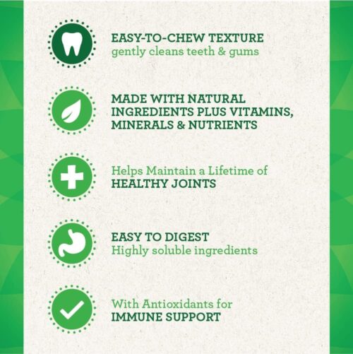 Greenies Original Teenie Natural Dental Care Dog Treats, 12 oz. Pouch (43 Treats) - Image 79