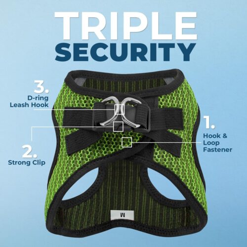 Best Pet Supplies Voyager Step-in Air Dog Harness - All Weather Mesh, Reflective, No Pull Harness for Small, Medium Dogs, Cats - Secure with Hook & Loop Fastener, Buckle, Double D-Rings - Fuchsia, S - Image 216