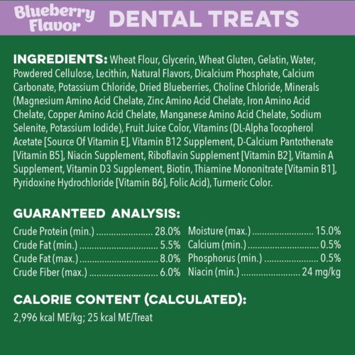 Greenies Original Teenie Natural Dental Care Dog Treats, 12 oz. Pouch (43 Treats) - Image 87