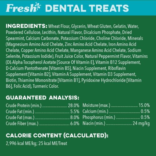 Greenies Original Teenie Natural Dental Care Dog Treats, 12 oz. Pouch (43 Treats) - Image 89