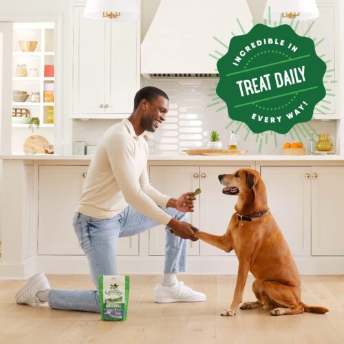 Greenies Original Teenie Natural Dental Care Dog Treats, 12 oz. Pouch (43 Treats) - Image 90