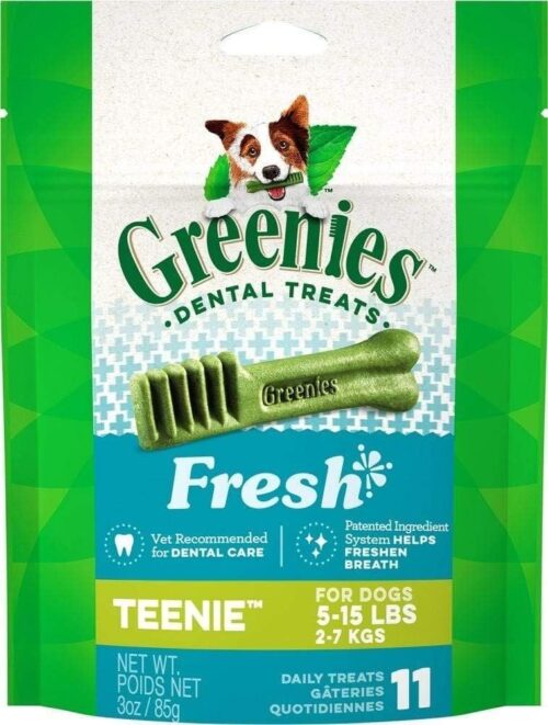 Greenies Original Teenie Natural Dental Care Dog Treats, 12 oz. Pouch (43 Treats) - Image 92