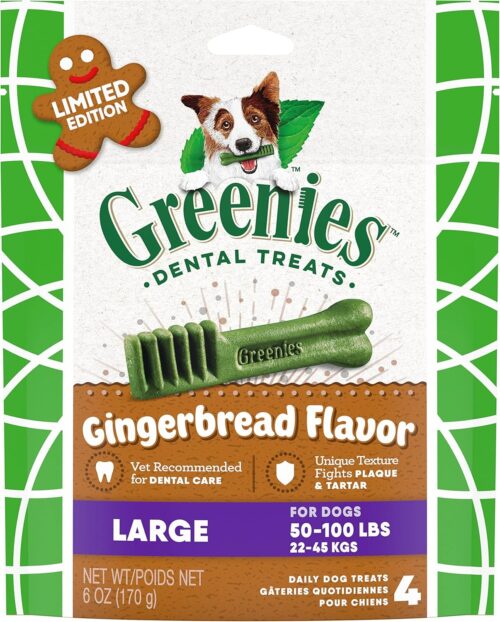 Greenies Original Teenie Natural Dental Care Dog Treats, 12 oz. Pouch (43 Treats) - Image 94