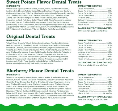 Greenies Original Teenie Natural Dental Care Dog Treats, 12 oz. Pouch (43 Treats) - Image 103