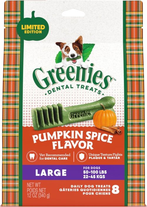 Greenies Original Teenie Natural Dental Care Dog Treats, 12 oz. Pouch (43 Treats) - Image 108