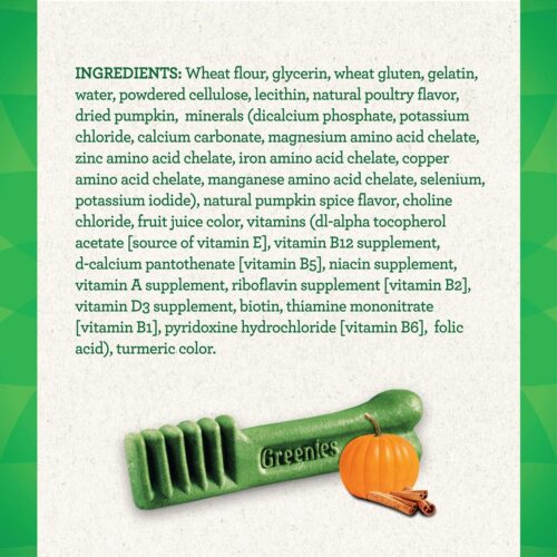 Greenies Original Teenie Natural Dental Care Dog Treats, 12 oz. Pouch (43 Treats) - Image 110