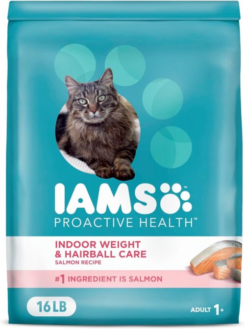 IAMS Proactive Health Indoor Weight & Hairball Care Adult Dry Cat Food with Chicken & Turkey, 7 lb. Bag - Image 15