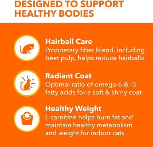 IAMS Proactive Health Indoor Weight & Hairball Care Adult Dry Cat Food with Chicken & Turkey, 7 lb. Bag - Image 18