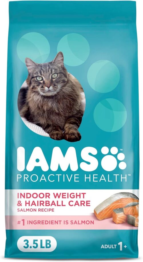 IAMS Proactive Health Indoor Weight & Hairball Care Adult Dry Cat Food with Chicken & Turkey, 7 lb. Bag - Image 38