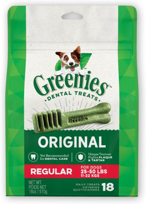Greenies Original Regular Natural Dog Dental Care Chews Oral Health Dog Treats, (36 Treats) - Image 14