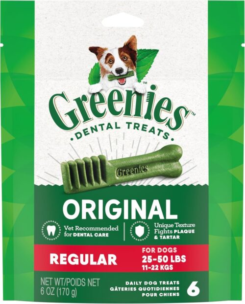 Greenies Original Regular Natural Dog Dental Care Chews Oral Health Dog Treats, (36 Treats) - Image 20