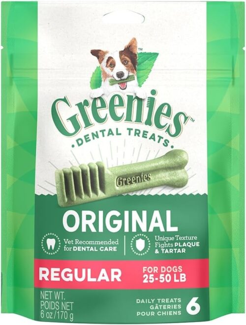 Greenies Original Regular Natural Dog Dental Care Chews Oral Health Dog Treats, (36 Treats) - Image 22
