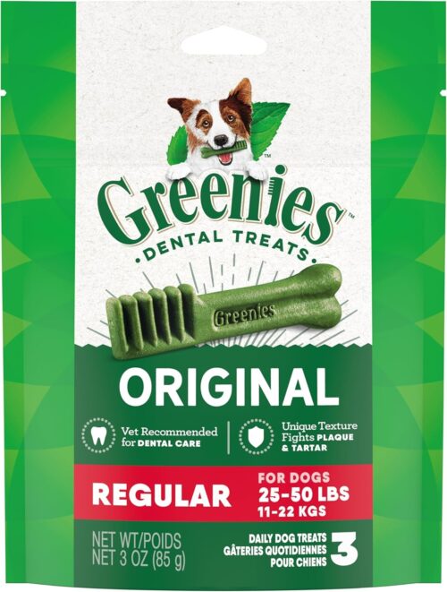 Greenies Original Regular Natural Dog Dental Care Chews Oral Health Dog Treats, (36 Treats) - Image 33