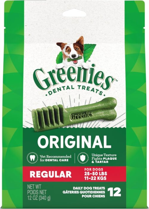 Greenies Original Regular Natural Dog Dental Care Chews Oral Health Dog Treats, (36 Treats) - Image 36