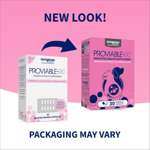 Nutramax Laboratories 30 Count Proviable Health Supplement for Cats and Dogs (PROVDC30) - Image 2