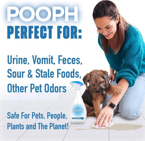 POOPH® Pet Odor Eliminator Spray - Patented NO Fragrance NO Harsh Chemicals Organic Odor Eliminator Works On-Contact Home, Auto, Upholstery, and more Fast Easy Safe for Pets, People and the Planet! - Image 5