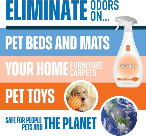 POOPH® Pet Odor Eliminator Spray - Patented NO Fragrance NO Harsh Chemicals Organic Odor Eliminator Works On-Contact Home, Auto, Upholstery, and more Fast Easy Safe for Pets, People and the Planet! - Image 11
