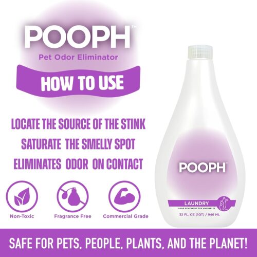 POOPH® Pet Odor Eliminator Spray - Patented NO Fragrance NO Harsh Chemicals Organic Odor Eliminator Works On-Contact Home, Auto, Upholstery, and more Fast Easy Safe for Pets, People and the Planet! - Image 23