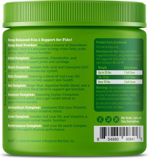 Zesty Paws Multivitamin Treats for Dogs - Glucosamine Chondroitin for Joint Support + Digestive Enzymes & Probiotics - Grain Free Dog Vitamin for Skin & Coat + Immune Health - Chicken Flavor - 90ct - Image 27