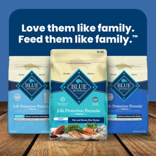 Blue Buffalo Life Protection Formula Adult Dry Dog Food, Helps Build and Maintain Strong Muscles, Made with Natural Ingredients, Chicken & Brown Rice Recipe, 30-lb. Bag - Image 111