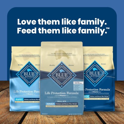 Blue Buffalo Life Protection Formula Adult Dry Dog Food, Helps Build and Maintain Strong Muscles, Made with Natural Ingredients, Chicken & Brown Rice Recipe, 30-lb. Bag - Image 187
