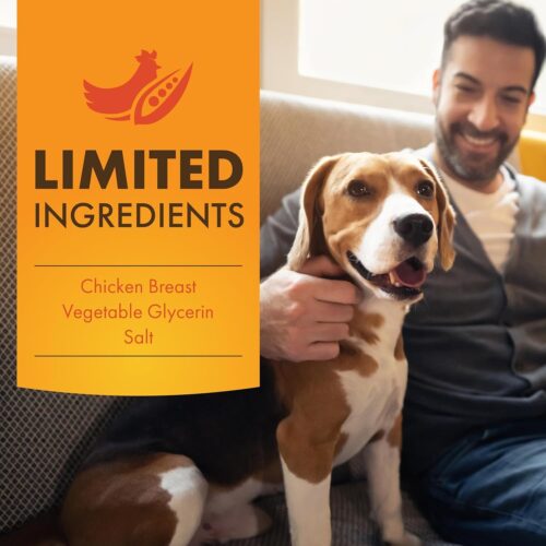 Dog Treats, Chicken Jerky for Dogs, Made with 100% Real Chicken Breast, 16 Ounces, Healthy, Easily Digestible, Long-Lasting, High Protein Dog Treat, Satisfies Dog's Urge to Chew (Pack of 1) - Image 7