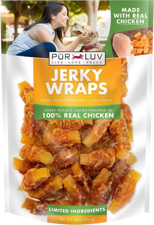 Dog Treats, Chicken Jerky for Dogs, Made with 100% Real Chicken Breast, 16 Ounces, Healthy, Easily Digestible, Long-Lasting, High Protein Dog Treat, Satisfies Dog's Urge to Chew (Pack of 1) - Image 10