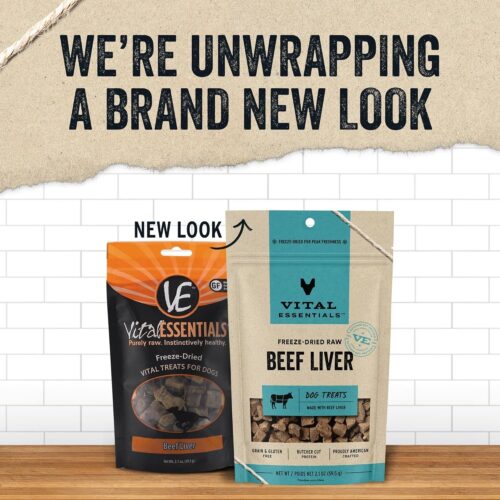 Vital Essentials Freeze Dried Raw Single Ingredient Dog Treats, Beef Liver, 2.1 oz | Premium Quality High Protein Training Treats | Grain Free, Gluten Free, Filler Free - Image 3