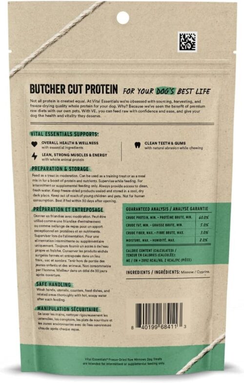 Vital Essentials Freeze Dried Raw Single Ingredient Dog Treats, Beef Liver, 2.1 oz | Premium Quality High Protein Training Treats | Grain Free, Gluten Free, Filler Free - Image 19