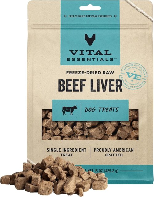 Vital Essentials Freeze Dried Raw Single Ingredient Dog Treats, Beef Liver, 2.1 oz | Premium Quality High Protein Training Treats | Grain Free, Gluten Free, Filler Free - Image 25