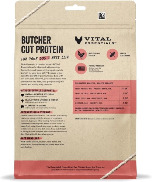 Vital Essentials Freeze Dried Raw Single Ingredient Dog Treats, Beef Liver, 2.1 oz | Premium Quality High Protein Training Treats | Grain Free, Gluten Free, Filler Free - Image 28