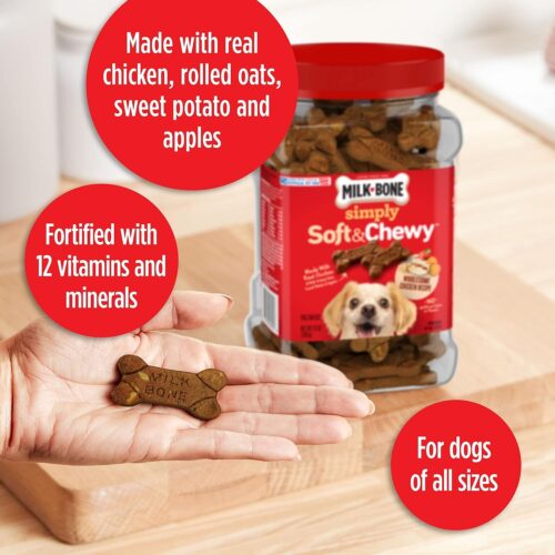 Milk-Bone Soft & Chewy Dog Treats, Beef & Filet Mignon Recipe, 25 Ounce - Image 27