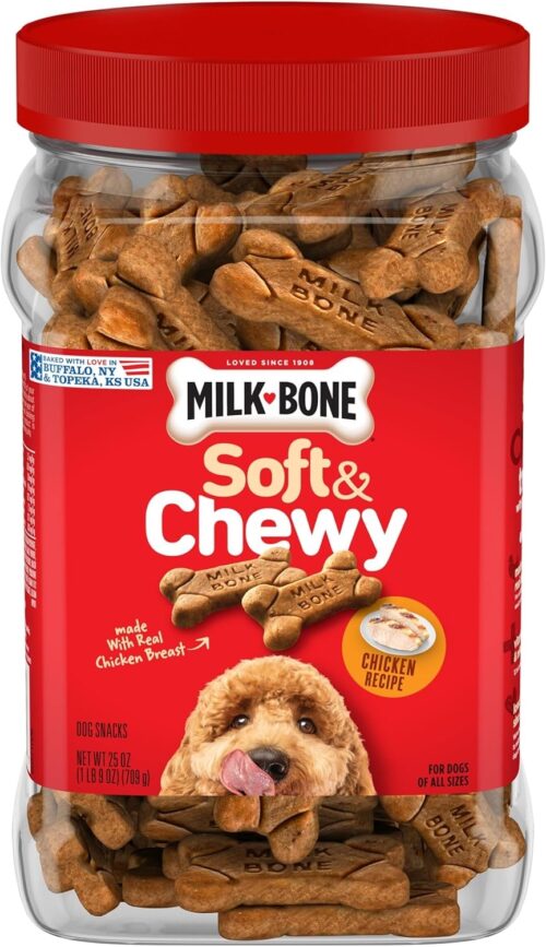 Milk-Bone Soft & Chewy Dog Treats, Beef & Filet Mignon Recipe, 25 Ounce - Image 40