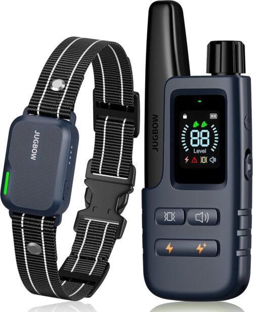 Jugbow Dog Shock Collar - 3300FT Dog Training Collar with Remote Innovative IPX7 Waterproof with 4 Training Modes, Rechargeable E-Collar for All Breeds - Image 37