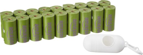 Amazon Basics Dog Poop Bags with Dispenser, 540 Count, Enhanced for Guaranteed Leakproof, Lavender Scented, Includes Leash Clip - Image 14