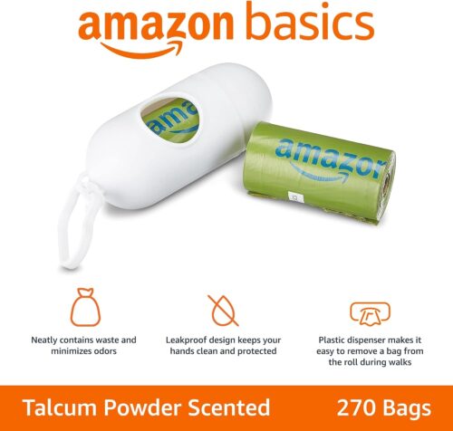 Amazon Basics Dog Poop Bags with Dispenser, 540 Count, Enhanced for Guaranteed Leakproof, Lavender Scented, Includes Leash Clip - Image 51