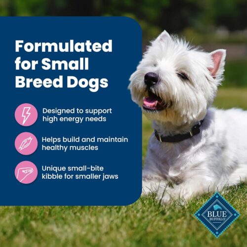Blue Buffalo Life Protection Formula Adult Small Breed Dry Dog Food, Supports High Energy Needs, Made with Natural Ingredients, Chicken & Brown Rice Recipe, 5-lb. Bag - Image 5