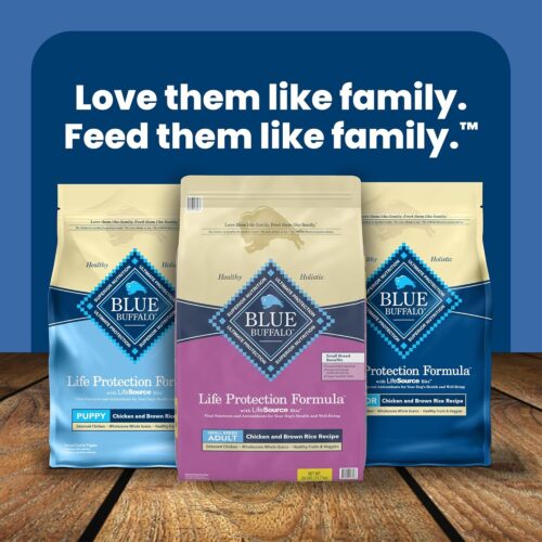 Blue Buffalo Life Protection Formula Adult Small Breed Dry Dog Food, Supports High Energy Needs, Made with Natural Ingredients, Chicken & Brown Rice Recipe, 5-lb. Bag - Image 10