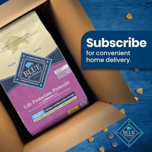 Blue Buffalo Life Protection Formula Adult Small Breed Dry Dog Food, Supports High Energy Needs, Made with Natural Ingredients, Chicken & Brown Rice Recipe, 5-lb. Bag - Image 12