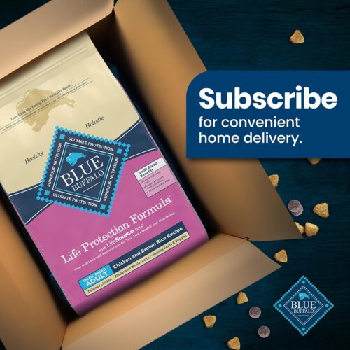 Blue Buffalo Life Protection Formula Adult Small Breed Dry Dog Food, Supports High Energy Needs, Made with Natural Ingredients, Chicken & Brown Rice Recipe, 5-lb. Bag - Image 25